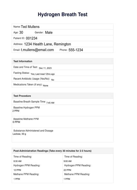 Lactose Hydrogen Breath Test Quest Diagnostics At Cynthia Heather Blog