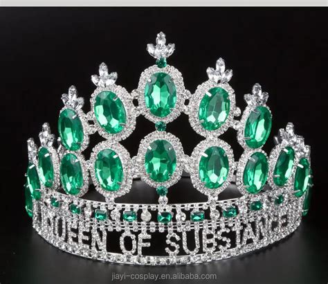 Sweet Green Diamond Miss World Tiara Pageant Princess Tiara Crown Buy