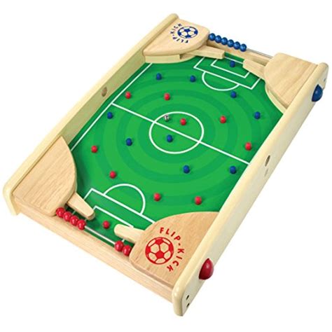 I M Wooden Tabletop Football Soccer Pinball Games Indoor Portable