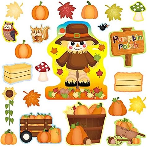 Amazon Fall Bulletin Board Decoration Pumpkin Patch Bulletin