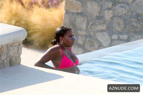 Samira Mighty Seen In A Pink Bikini Chilling At Her Pool During Vacation In Mykonos AZNude