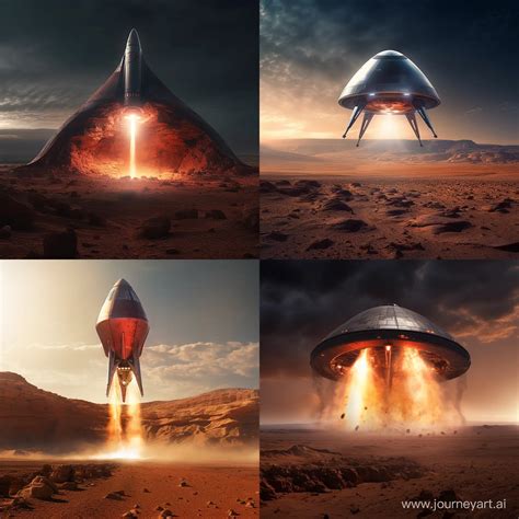 SpaceX Starship Landing on Mars Historic Moment in Space Exploration ...