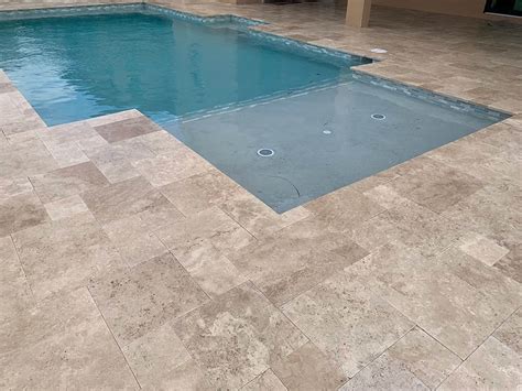 Ivory Natural Travertine Pavers Stonehardscapes Llc