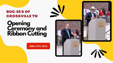 Buc Ee S Of Crossville Tn Opening Ceremony And Ribbon Cutting June