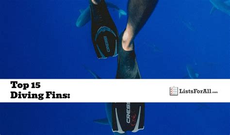 Best Diving Fins: The Top 15 List - ListsForAll.com