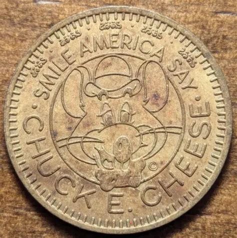 Chuck E Cheese Pizza In Pizza We Trust Amusement Arcade Token