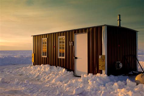 Lake Of The Woods Resorts Ice Fishing House Rentals River Bend Resort