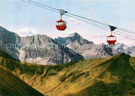 Ak Ansichtskarte Seilbahn Kanzelwand Riezlern Widderstein Kleines