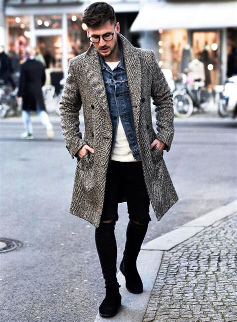 30 Awesome Overcoat Outfit Ideas For Men To Try - Instaloverz