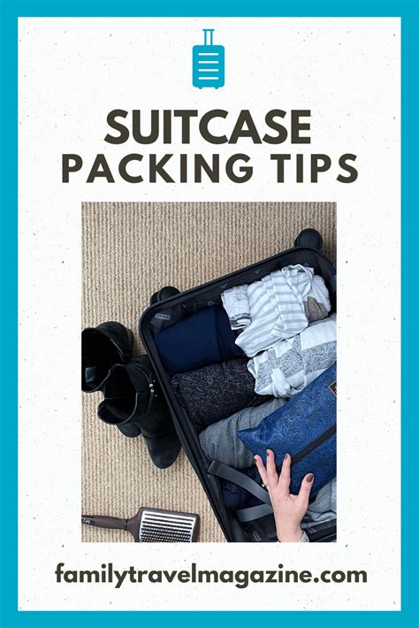 How to Pack A Suitcase Efficiently | Suitcase packing, Suitcase packing tips, Family travel