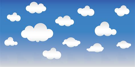 Cloudy sky background, vector illustration 13092973 Vector Art at Vecteezy