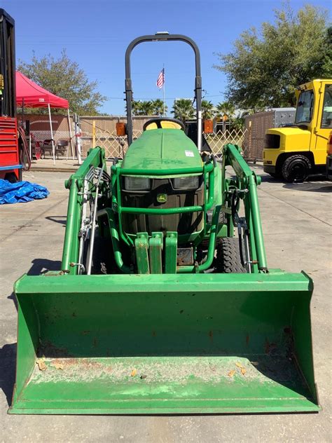 2012 John Deere Tractor Model 1023e W H120 Bucket Attachment Runs And Operates