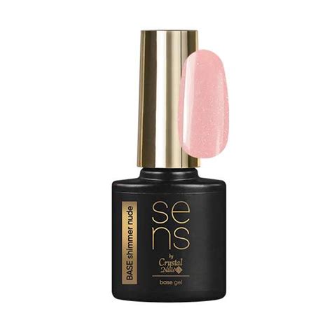 SENS BASE GEL SHIMMER NUDE 4ML Crystal Nails Prodotti Per Le Unghie