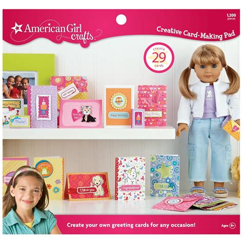 American Girl Doll Play: American Girl Crafts Creative Card-Making Pad