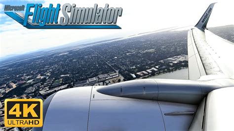 4k Microsoft Flight Simulator 2020 Maximum Graphics 737 Takeoff