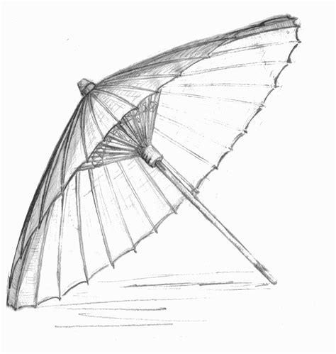 Umbrella Sketch Images At Paintingvalley Explore Collection Of