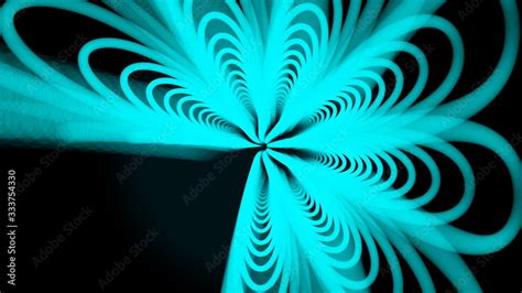 Abstract Hi Tech geometric futuristic modern tunnel background ...