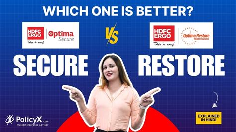 Hdfc Ergo Optima Secure Vs Optima Restore Which One Is Better Health