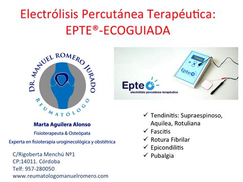 Electr Lisis Percut Nea Terap Utica Ecoguiada Epte Ecoguiada