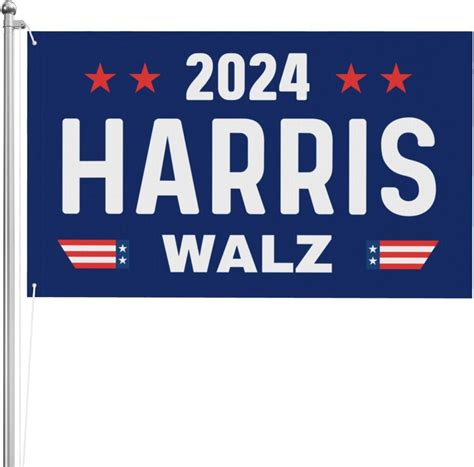 Tim Waltz Walz Flag President Kamala Harri Flag For Room Guys