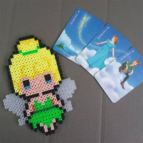 Tinker Bell Perler Beads By Lily Pixie03 Tinker Bell Hama Beads