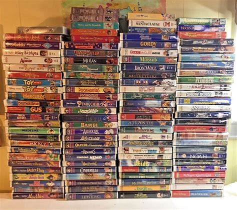 Walt Disney Black Diamond Collection And Masterpieces Vhs Lot Nice ...