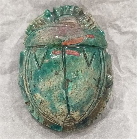 Scarab amulet; Unknown; Egypt, Africa; MUC21:GLAHM:D.20 | eHive