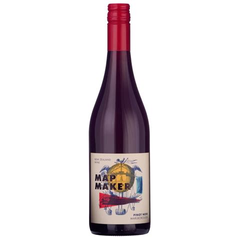 Map Maker Marlborough Pinot Noir Pack Marlborough Wine