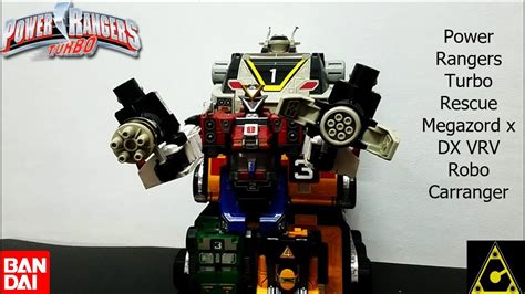 DX Power Rangers Turbo Rescue Artillatron Turbo Transport Megazord X