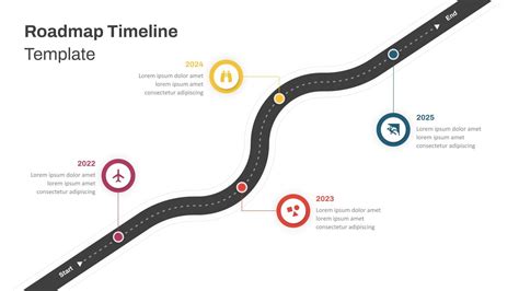 Blank Roadmap Template For Powerpoint And Google Slides Slidekit