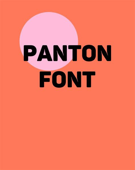 Panton Font Family Free Download