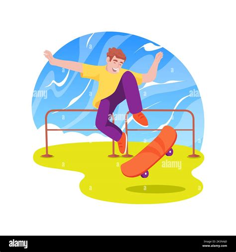 Doing Tricks Isolated Cartoon Vector Illustration Stock Vector Image