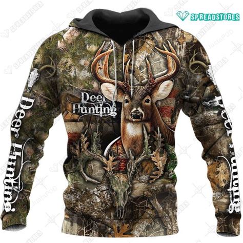 Beautiful Deer Hunting Art 3d Hoodie Teeruto