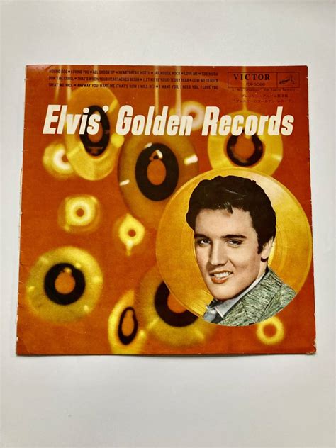 【傷や汚れあり】elvis Presley Elviss Golden Records Victor 国内盤ペラジャケlp Ra