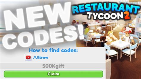 New All Working Codes For Restaurant Tycoon 2 In March 2023 Roblox