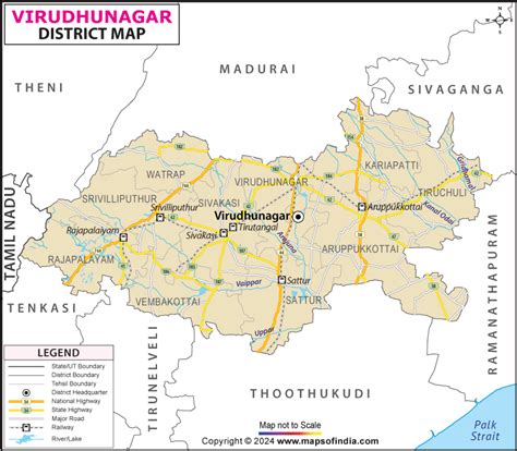 Virudhunagar In Tamil Nadu Map - Cassie Anjanette