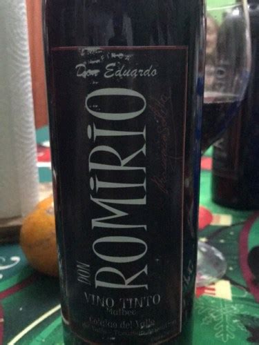 Finca Don Eduardo Don Romirio Malbec Artesanal Vivino Us