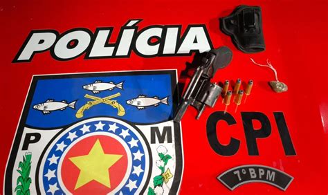 Polícia Militar Apreende Arma De Fogo Em Olho DÁgua Das Flores