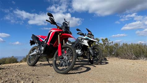 Beginner Friendly Adv Vs Dual Sport Showdown Bmw G 310 Gs Vs Honda Crf300l Rally R