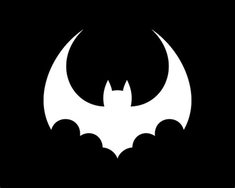 Premium Vector Black Bat Batman Fly Wing Nocturnal Silhouette Simple