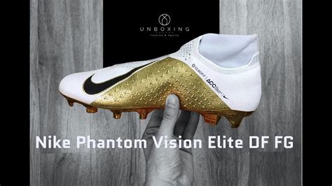 Nike Phantom Vision Elite Df Fg Limited Edition ‘white Gold’ Unboxing And On Feet Football