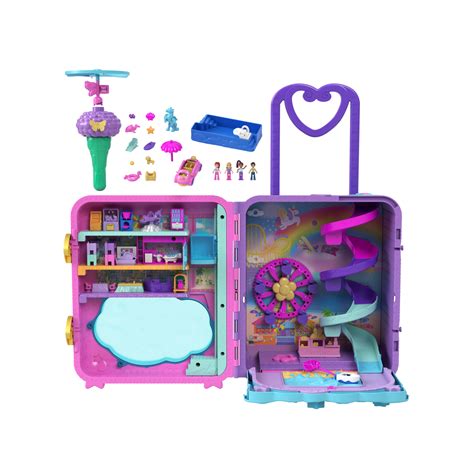 Polly Pocket Pollyville Trolley Resort Vacanze Playset Apribile Con