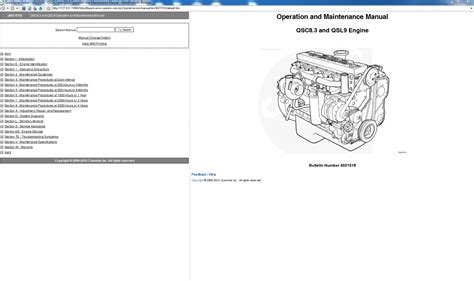 Cummins Operation And Maintence Manual Qsc83 And Qsl9 Engine Pdf