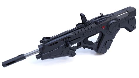 Asia Rendon Serium Sector Assault Rifle High Poly