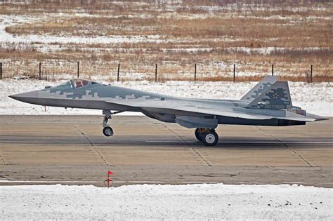 Another Sukhoi Su-57 stealth fighter is delivered to the Russian Air ...