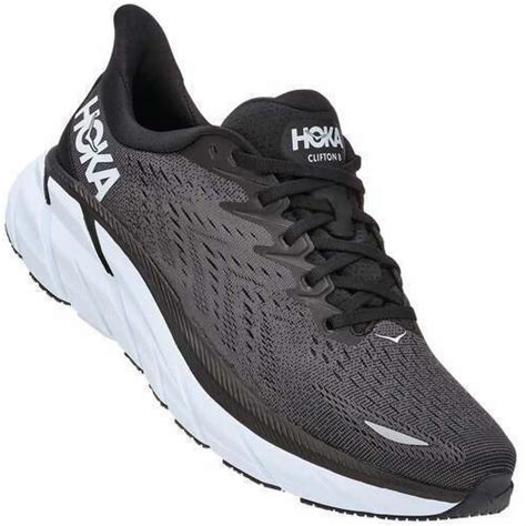 Кроссовки Hoka Clifton 8 Black White купить в Москве