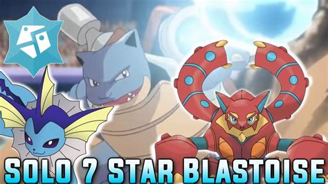 Star Solo Tera Raid Blastoise Pokemon Scarlet And Violet Youtube