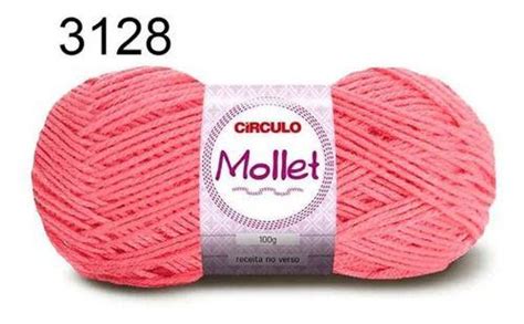 Kit 10 Novelos Lã Mollet 100g Círculo Escolha Suas Cores Círculo S