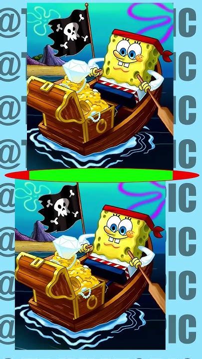 Can You Find The Difference On These Spongebob Squarepants Pictures 5