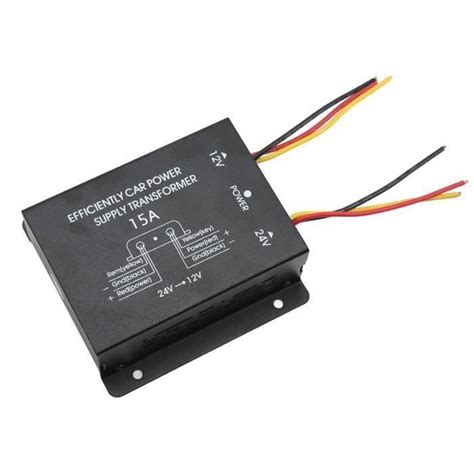 Transformateur 24V à 12V Convertisseur 24V à 12V Protection contre les